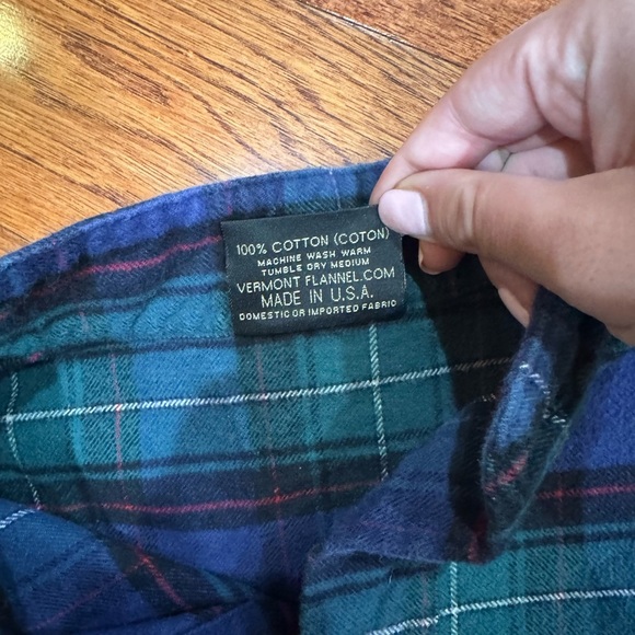 VERMONT FLANNEL Henley Shirt S 100% cotton - Picture 4 of 5